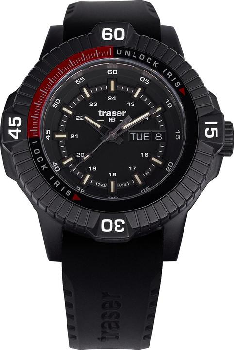 Produktbild Traser H3 111461 Herrenuhr P99 Iris Tactical Limited Edition 50mm 10ATM