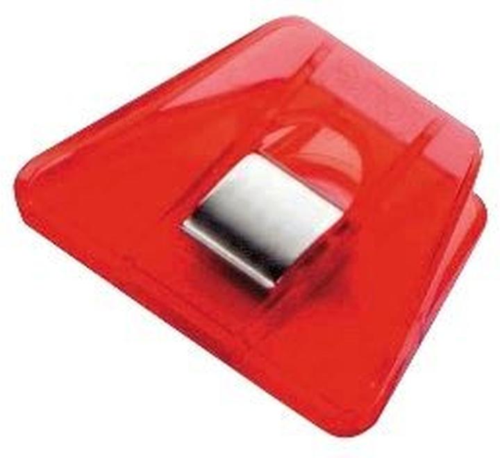Laurel Letter clip Multi Clip Signal 2 70x50mm PU=100 pieces crystal red (100 x)
