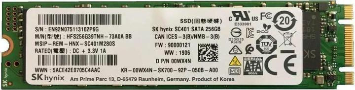 Actual product image Dell SSDR 256 S3 80S3 INTL PRO5400 (256 GB, M.2 2280)