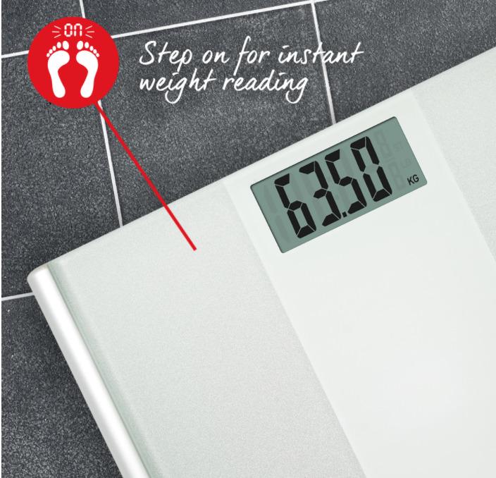 Actual product image Salter 9009 WH3R Ultimate Accuracy Electronic Bathroom Scales white (180 kg)
