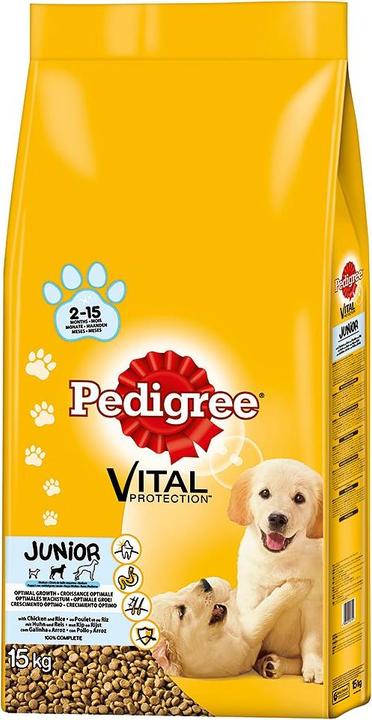 Pedigree Junior & Rice (Junior, 1 pcs., 15000 g)