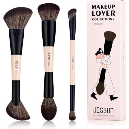 Produktbild Jessup 6-in-3 Duo-End Face Brush Collection zestaw 3 pędzli do makijażu T508 (Foundation)