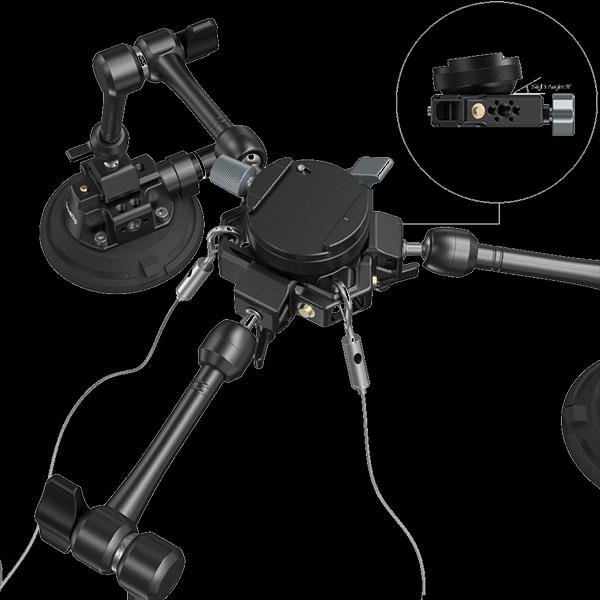 Actual product image SmallRig Suction Cup Camera Support Kit SC-15K for Vehicle Shooting 3565B