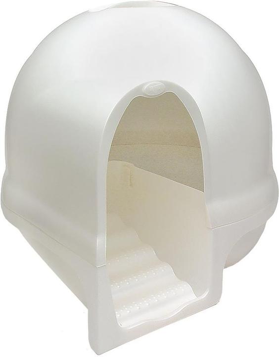 Produktbild PetMate Katzentoilette Booda Cleanstep perlmuttweiss