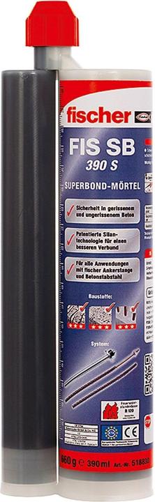 Fischer FIS 518830 Superbond-MÃ¶rtel FIS SB 390 S (660 g)