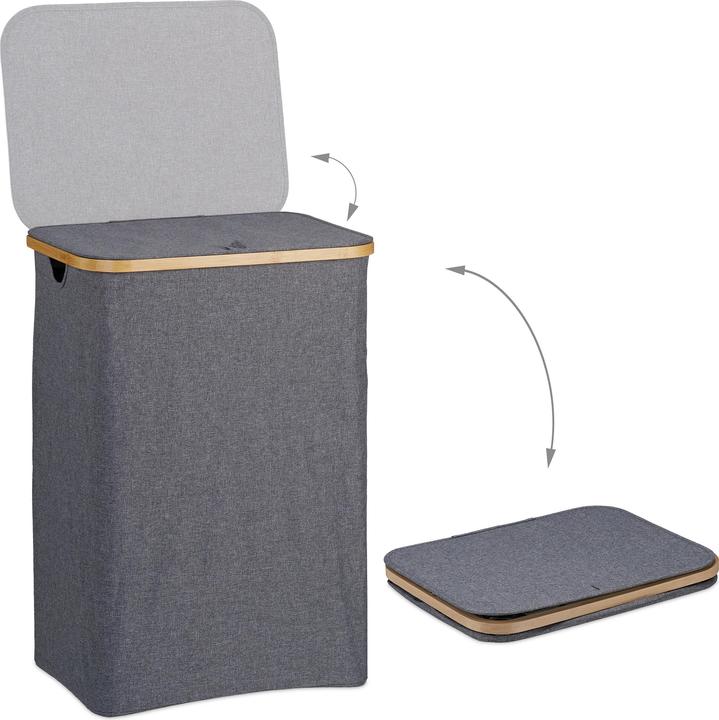Immagine prodotto Relaxdays Cesto della biancheria (100 l)