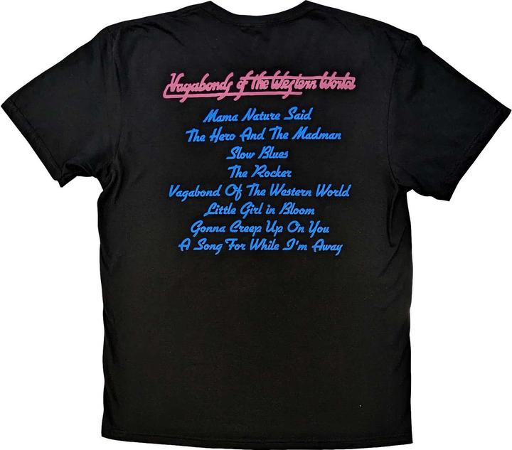 Produktbild Thin Lizzy Vagabonds Of The Western World Tracklist TShirt (M)