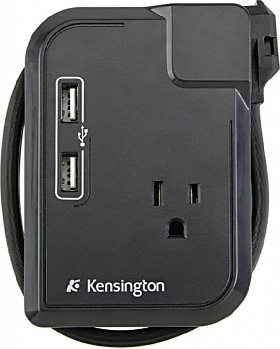 Image du produit Kensington Travel Portable Outlet (x3) avec port USB (x2)