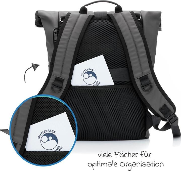 Actual product image Fillikid Oslo changing rucksack