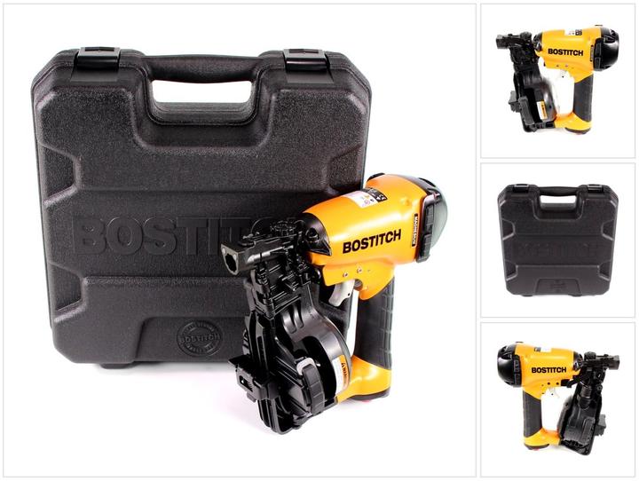 Produktbild Bostitch RN46K-2-E Druckluft Dachpappnagler ST 19-45mm 4,8-7,0bar + Koffer