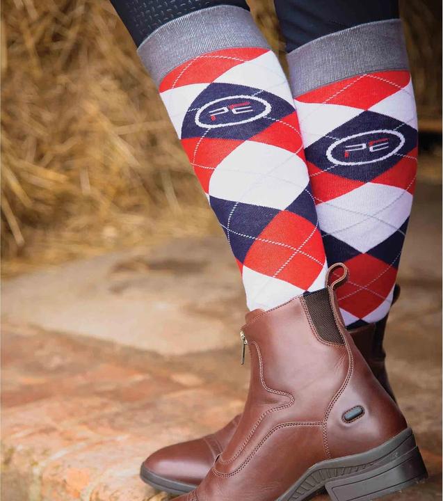 Actual product image Premier Equine Set of 2 pairs of thick winter riding socks for children (One size)