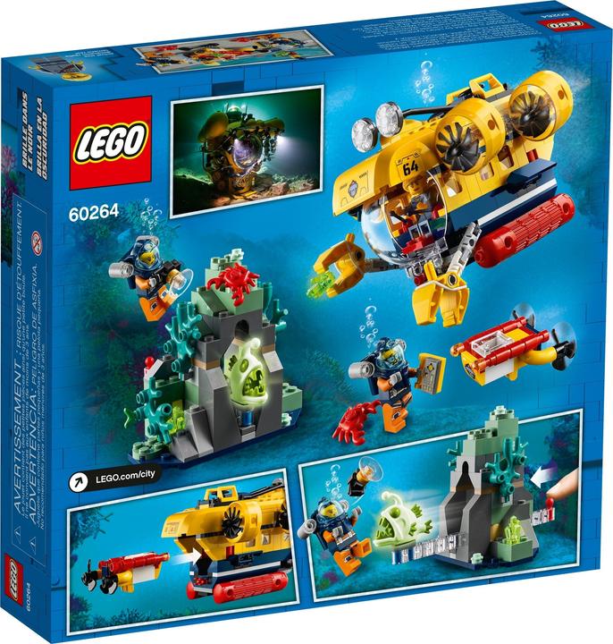 Actual product image LEGO Marine research submarine (60264, LEGO City)