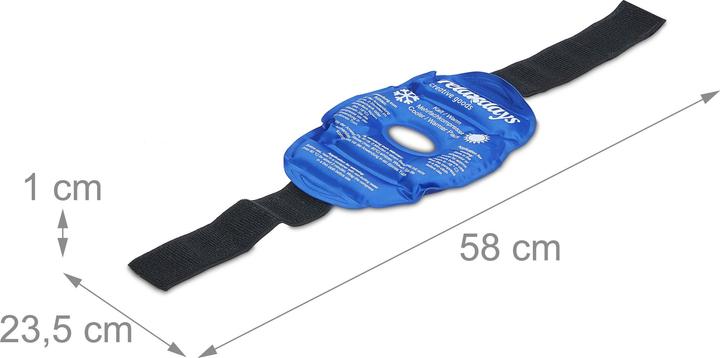 Image du produit Relaxdays Coussinets de refroidissement pour les genoux (4 x, 1080 g)