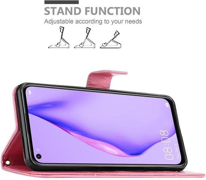 Image du produit Cadorabo Couverture du livre de fleurs (Huawei P40 Lite)
