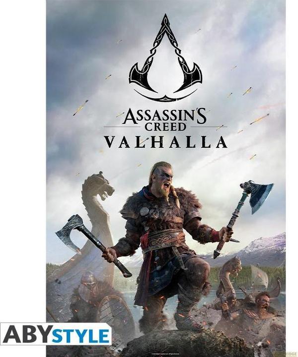 Produktbild ABYstyle ASSASSINS CREED - Poster Valhalla Raid 91.5x61 (91.5 x 61 cm)