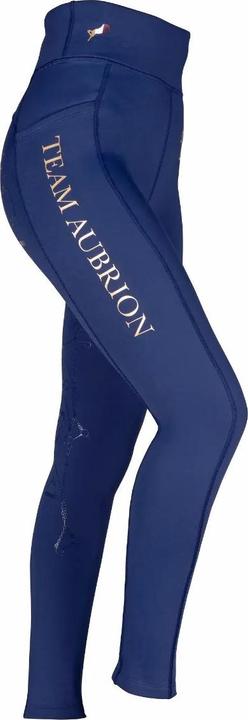Actual product image Aubrion Girls Team Winter Horse Riding Tights (146, 152)