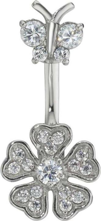 Produktbild Bijouteria Bauchpiercing (Chirurgenstahl 316L, Kristall)