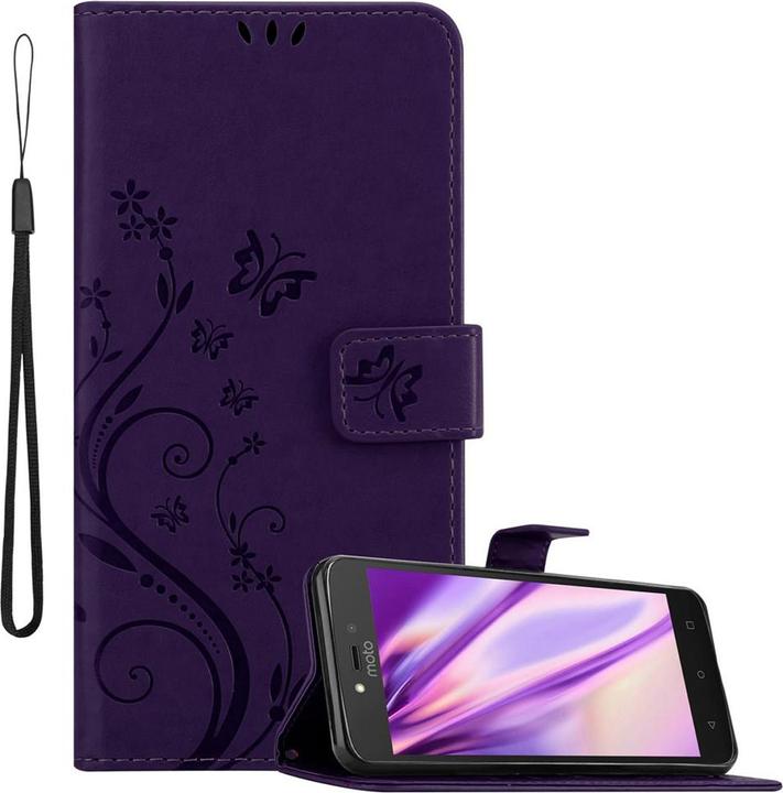 Floral dark purple
