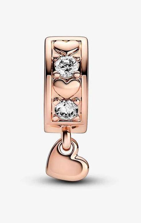 Actual product image Pandora Infinity hearts (Silicone, Metal alloy)