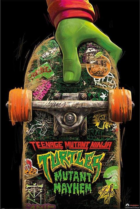 Produktbild Teenage Mutant NT Skateboard Poster (91 x 61 cm)