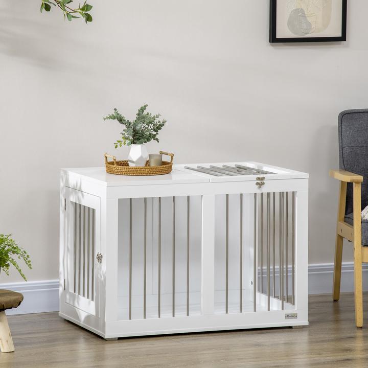 Image du produit PawHut Cage pour chiens avec portes verrouillables (Chenil pour chiens)