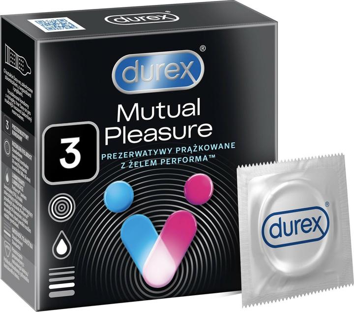 Actual product image Durex Mutual Pleasure Condoms - Variant: 3 pcs (3 pcs.)