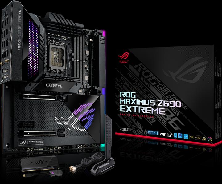 Actual product image ASUS ROG Maximus Z690 Extreme (LGA 1700, Intel Z690 (DDR5), E-ATX)