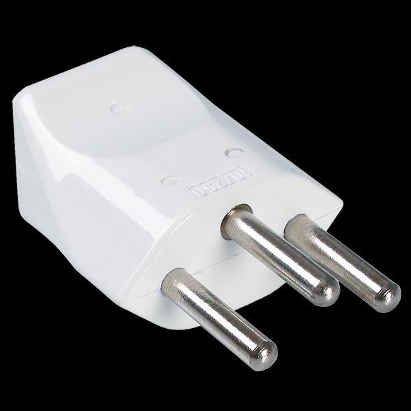 Image du produit Bachmann safety plug Switzerland CH 10A / 250V white