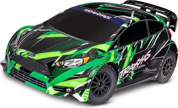Traxxas Ford Fiesta St Vert 1/10 Rally Vxl Rtr Brushless Sans Batterie Ni Chargeur (RTR Prêt à fonctionner)