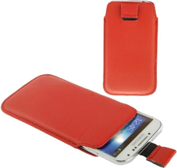 Produktbild König Design Handyhülle Tasche Slide für Handy Samsung Galaxy S5 / S5 Neo Rot (Samsung Galaxy S5 Neo, Samsung Galaxy S5)