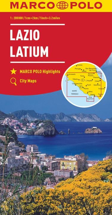 Actual product image MARCO POLO Map Lazio