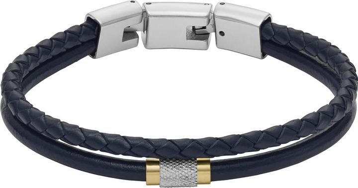 Actual product image Fossil Jewelry (18.50 cm, Stainless steel, Leather)