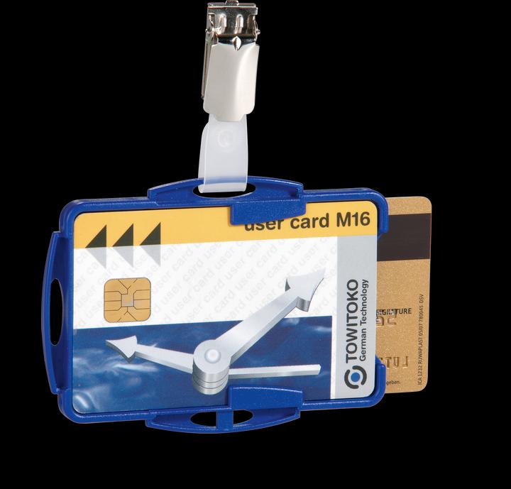 Image du produit Durable Porte-carte avec clip pour 2 cartes 1 paquet de 25 821806