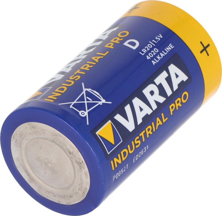Produktbild Varta A98L-0031-0005 1,5 Volt max. 16500mAh Abmessungen ca. 61,5 x 34,2mm Alkaline Mono D LR20 (1 Stk., D, 16500 mAh)