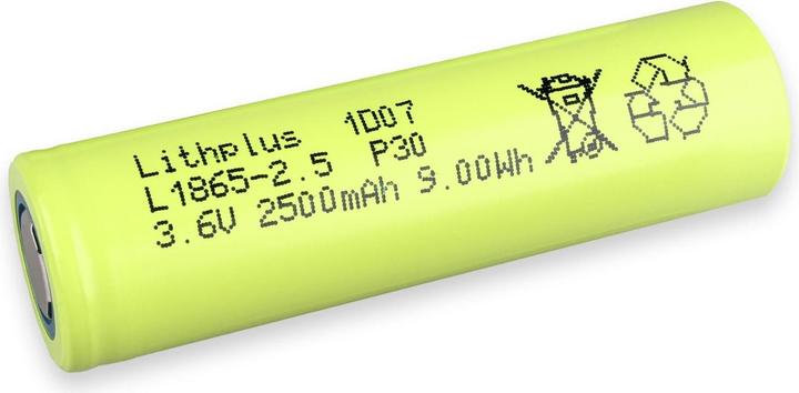 Produktbild Terrae Li-Ion-Akku INR18650-25P, 3,6V/2500mAh (18650, 2500 mAh)