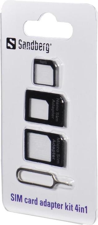 Actual product image Sandberg SIM Adapter Kit 4in1