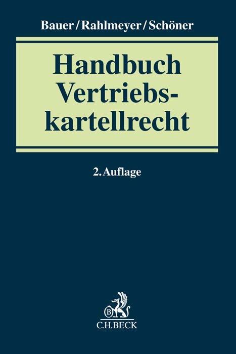 Actual product image Vertriebskartellrecht (German, Markus, Rahlmeyer, Dietmar/Schönerua, 2024)