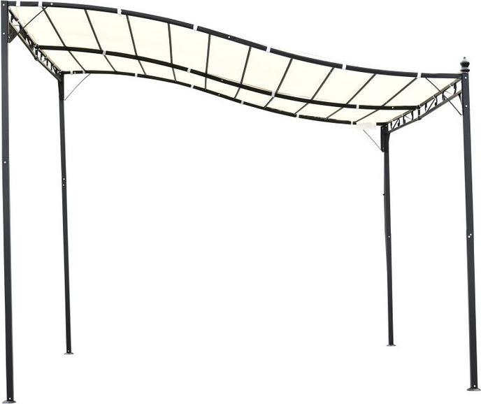 Produktbild Outsunny Gartenpavillon mit geschwungenem Dach (297 cm, 297 cm)