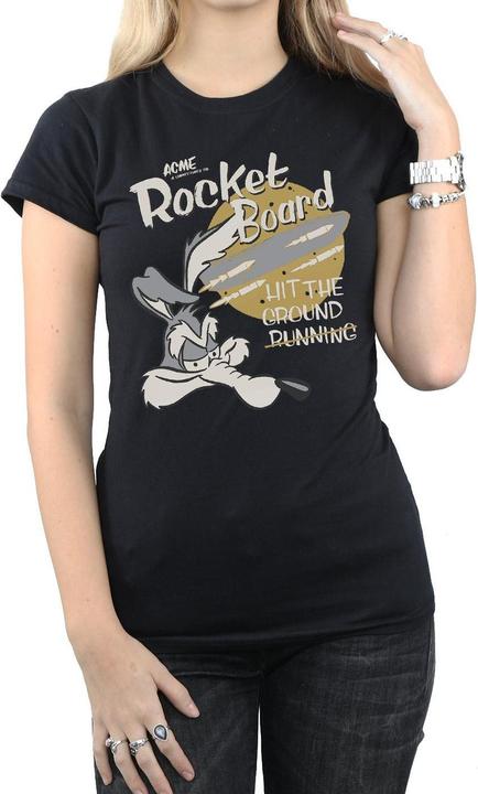 Produktbild Looney Tunes Wile E Coyote Rocket Board TShirt (L)