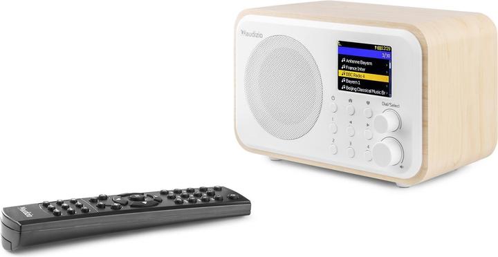 Actual product image Audizio DAB+ Radio Vicenza Weiss, Radio Tuner: Internetradio, FM (DAB+, FM, Web radio, Bluetooth, Wi-Fi)