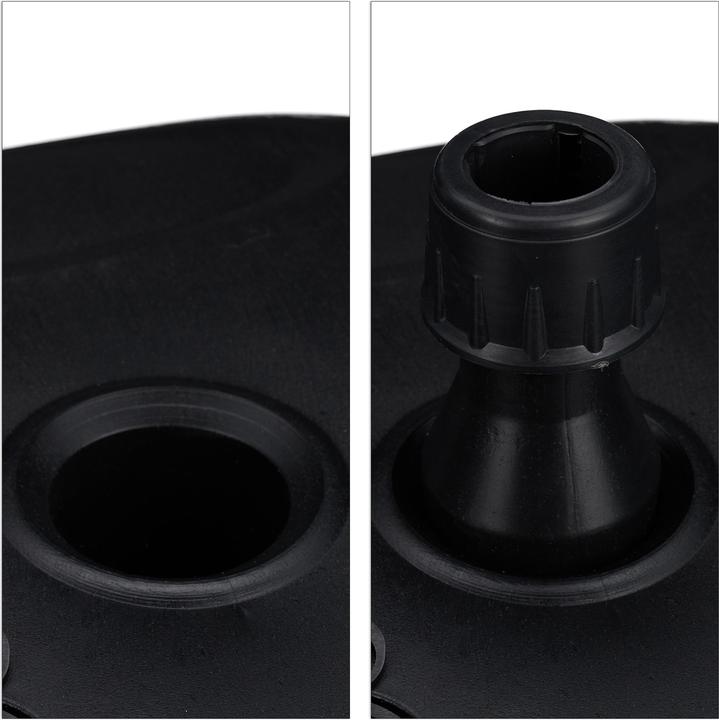 Actual product image Relaxdays Parasol Base, Plastic