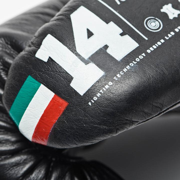 Immagine prodotto Leone Guantoni da boxe Shock Plus GN102L Nero (8 OZ, 6)