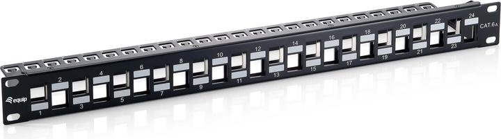 Produktbild equip 24-Port Keystone Cat 6A Shielded Patch Panel