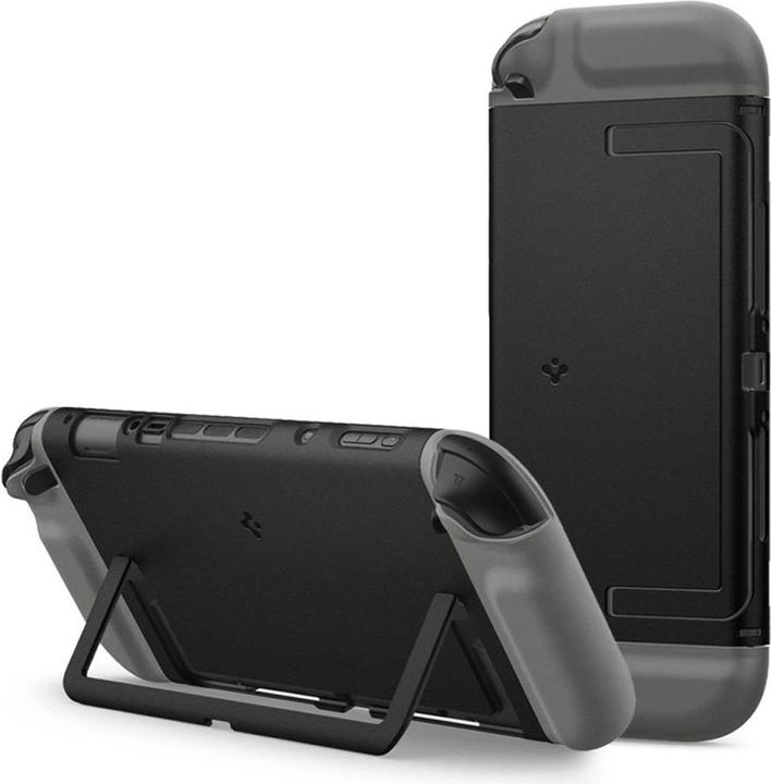 Spigen - Protective Case Nano Pop - for Nintendo Switch 2, Slim, with Kickstand - Black Sesame (Switch)