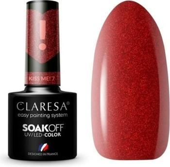 Claresa 7 Kiss Me! UV-Nagellack 5ml (Rot, UV-Gel Lack)