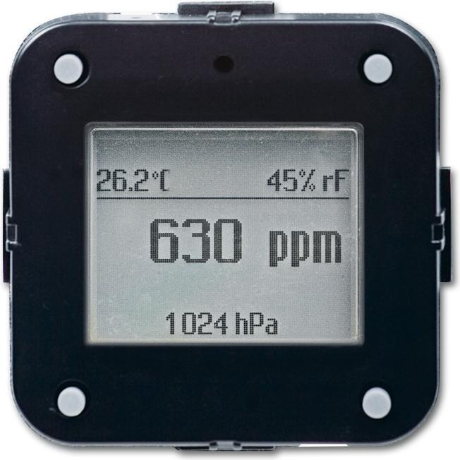 Actual product image Busch-Jaeger Busch-Room air sensor CO2, 1091 U Safety cont. Busch room air sensor