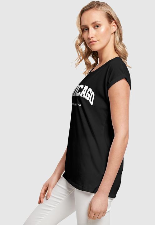 Immagine prodotto Merchcode Maglietta da donna Chicago Wording - 117985 (4XL)