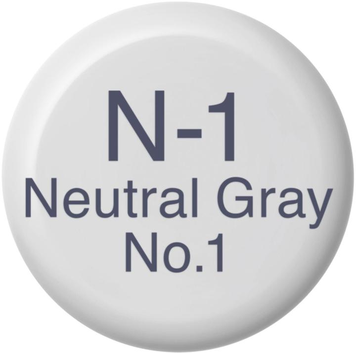 Actual product image Copic Ink Ink Type N - 1 (N-1 - Neutral Grey No.1, 1 x)
