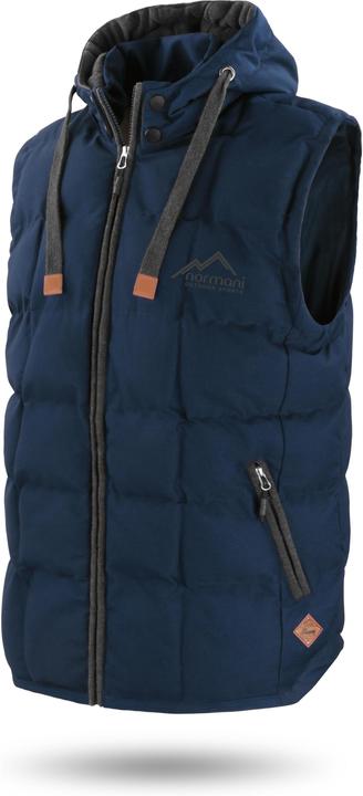 Actual product image Normani Mens Winter Quilted Vest Tropez - 1555 (7XL)