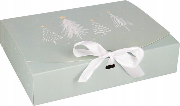 Produktbild Incood Falt-Geschenkbox 22x17cm Weihnachtsbäume 2 Stk. (Geschenkbox, 2 x)